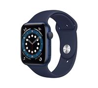Apple Watch Series 6 (GPS, 44MM) Caja de Aluminio Azul con Correa Deportiva Azul Marino (Reacondicionado)