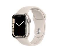 Apple Watch Series 7 (GPS, 41MM) - Caja de Aluminio Blanco Estrella con Banda Deportiva Blanco Estrella (Reacondicionado)