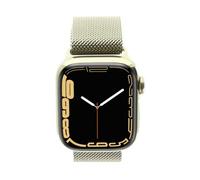 Apple Watch Series 7 GPS + Cellular 41mm Acero inoxidable oro Pulsera milanesa oro | Reacondicionado: Como nuevo | 30 meses de garantía | AN594524