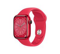 Apple Watch Series 8 (GPS, 45mm) Caja de Aluminio (PRODUCT)RED con Banda (PRODUCT)RED Deportiva, Talla única (Reacondicionado)