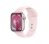 Apple Watch Series 9 (GPS, 41MM) - Caja de Aluminio Rosa con Banda Deportiva Rosa, M/L (Reacondicionado)