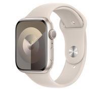 Apple Watch Series 9 GPS 45mm Aluminio blanco estrella Correa deportiva blanco estrella M/L | Nuevo: en embalaje original, sin abrir | 30 meses de garantía | AN658085
