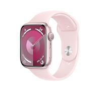 Apple Watch Series 9 [GPS, 45mm] Caja de Aluminio Rosa y Correa Deportiva Rosa, S/M (Reacondicionado)