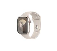 Apple Watch Series 9 (GPS + Cellular, 45MM) Caja de Aluminio en Blanco Estrella con Correa Deportiva Blanco Estrella - M/L (Reacondicionado)