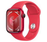 Apple Watch Series 9 Smartwatch 41mm Aluminio Rojo GPS + Cellular 4G LTE 64 GB Pantalla Always-On, Correa Deportiva Roja M/L, Reloj Inteligente