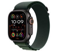 Apple Watch Ultra 2 GPS + Cellular 49mm Caja de Titanio Negro con Correa Alpine Loop Verde Oscuro Talla M