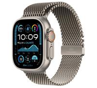 Apple Watch Ultra 2 GPS + Cellular 49mm Titanio Natural con Correa Milanés Titanio Natural - L, watchOS 11, 4G LTE, 64 GB, Reloj Inteligente