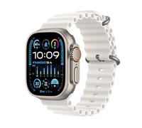 Apple Watch Ultra 2 [GPS + Cellular] Smartwatch con Caja de Titanio Resistente de 49 mm y Correa Ocean Blanca. Monitor de entreno, GPS de Alta precisión, botón Acción, autonomía Extraordinaria