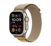 Apple Watch Ultra 2 GPS + Cellular Smartwatch, Reloj Deportivo con Caja de Titanio Natural Resistente de 49 mm y Correa Loop Alpine Canela - Talla M. Monitor de entreno y Neutro en Carbono