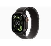 Apple Watch Ultra 3 GPS + Cellular, Reloj prémium para Running y Multideporte con Caja de Titanio Resistente de 49 mm y Correa Loop Trail Negro/carbón - Talla M/L. Monitores avanzados de Salud