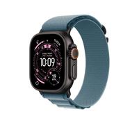 Apple Watch Ultra 3 Cellular 49 mm Negro titanio con Correa Alpine Loop Azul claro L