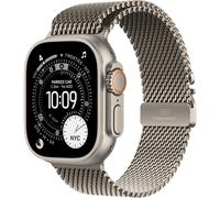 Apple Watch Ultra 3 GPS + Cellular 49 mm Caja de Titanio Natural MF0E4 L Correa Milanesa de Titanio Natural