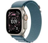 Apple Watch Ultra 3 GPS + Cellular 49 mm Titanio natural con correa Alpine Loop Azul claro S