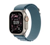 Apple Watch Ultra 3 GPS + Cellular, Reloj prémium para Running y Multideporte con Caja de Titanio Resistente de 49 mm y Correa Loop Alpine Azul Claro - Talla L. Monitores avanzados de Salud y entreno
