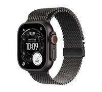 APPLE Watch Ultra 3 GPS + Cellular 49 mm Titanio Negro con Loop Milanesa Titanio Negro (Tamaño M)