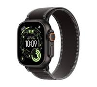 Apple Watch Ultra 3 GPS + Cellular, Reloj prémium para Running y Multideporte con Caja de Titanio Resistente de 49 mm y Correa Loop Trail Negro/carbón - Talla M/L. Monitores avanzados de Salud