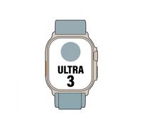 Apple watch ultra 3/ gps/ cellular/ 49mm/ caja de titanio natural/ correa loop alpine azul claro l