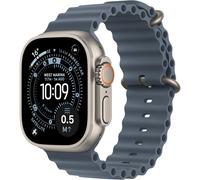 Apple Watch Ultra 3 GPS+Cellular 49mm Caja de Titanio Natural MEWH4 Correa Ocean Azul Ancla