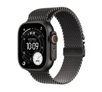 Apple Watch Ultra 3/ GPS/ Cellular/ 49mm/ Caja Titanio Negro/ Correa Milanese Negra S