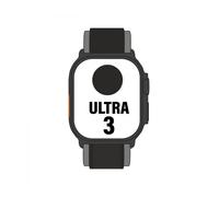 Apple watch ultra 3/ gps/ cellular/ 49mm/ caja titanio negro/ correa trail loop negra s/m
