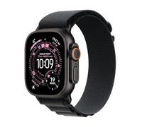 Apple Watch Ultra 3 GPS + Cellular, reloj prémium para running y multideporte con caja de titanio resistente de 49 mm y Correa Loop Alpine negra - Talla M. Monitores avanzados de salud y entreno