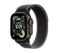 Apple Watch Ultra 3 GPS + Cellular, Reloj prémium para Running y Multideporte con Caja de Titanio Resistente de 49 mm y Correa Loop Trail Negro/carbón - Talla M/L. Monitores avanzados de Salud