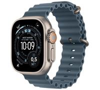 Apple Watch Ultra 3 GPS + Cellular, Reloj prémium para Running y Multideporte con Caja de Titanio Resistente de 49 mm y Correa Ocean Azul náutico. Monitores avanzados de Salud