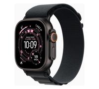 Apple Watch Ultra 3 titanio negro correa Loop Alpine negra L