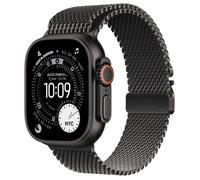 Apple Watch Ultra 3 Titanium Cellular 49mm Negro con Correa Milanese de Titanio Negro Tamaño M - GPS, 5G, 64 GB, Retina OLED, 72h batería