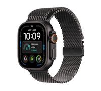 Apple Watch Ultra 4 GPS + Cellular 49mm Caja de Titanio Negra con Correa Milanese Loop Negra M