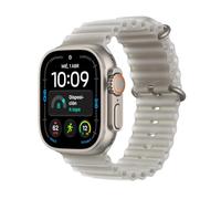 Apple Watch Ultra 4 GPS + Cellular con Caja de Titanio Natural de 49 mm | Correa Ocean gris traslúcido. Control avanzado de salud y forma física, autonomía para dos días o más