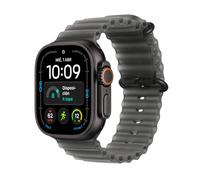 Apple Watch Ultra 4 GPS + Cellular con Caja de Titanio Negro de 49 mm | Correa Ocean gris traslúcido. Control avanzado de salud y forma física, autonomía para dos días o más