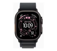Apple Watch Ultra 3 GPS + Cellular, reloj prémium para running y multideporte con caja de titanio resistente de 49 mm y Correa Loop Alpine negra - Talla M. Monitores avanzados de salud y entreno