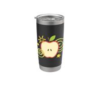 Apple y2k Whimsy Twee Kawaii Cute Heisei Retro Summer Teen Vaso térmico de acero inoxidable de doble pared
