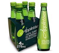 Appletiser - Refresco de Manzana natural con burbuja fina - Pack 4 botellas de vidrio 275 ml