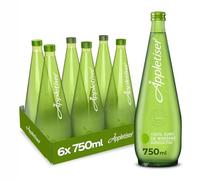 Appletiser - Refresco de Manzana Natural con Burbuja Fina - Pack de 6 Botellas de Vidrio 750 m