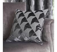 Appletree Boutique Quentin - Cojín con Relleno Jacquard (43 x 43 cm), Color Plateado