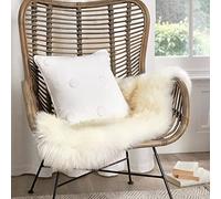 Appletree Boutique Zara - Funda de cojín 100% algodón, 43 x 43 cm, Color Blanco