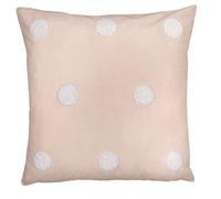Appletree Dot Garden-Funda de cojín, Algodón, Rosa con Puntos Blancos, 43x43cm (17x17)