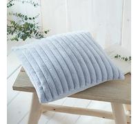 Appletree Hygge Morritz - Funda de cojín de Piel sintética, 43 x 43 cm, Color Gris