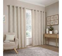 Appletree Loft - Cosecha - Par de Cortinas con Ojales, 168 x 183 cm, Color Natural