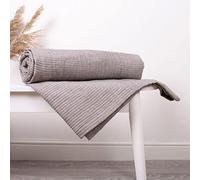 Appletree Loft Verity - Colcha 100% algodón, 150 x 200 cm, Color Gris