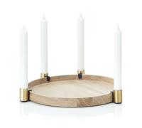 Applicata Candelabro Luna maxi roble-latón