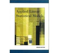 Applied Linear Statistical Models 5Ed (Pb 2013)