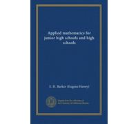 Applied mathematics for junior high schools and high schools