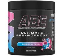 Applied Nutrition ABE Pre-Entreno en Polvo, Energía y Rendimiento para Entrenamiento con Citrulina, Creatina y Beta-Alanina - 375 g (30 Dosis) Chicle aplastado