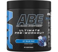 Applied Nutrition ABE Pre-Entreno en Polvo, Energía y Rendimiento para Entrenamiento con Citrulina, Creatina y Beta-Alanina - 375 g (30 Dosis) ICY Blue Raz
