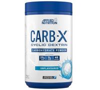 Applied Nutrition Carb X Carbohidratos de dextrina cíclica altamente ramificada, polvo para tomar durante y después del entrenamiento, recuperación, vegano, sin azúcar, 1,2 kg, 48 raciones (sin sabor)