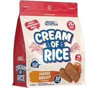 Applied Nutrition Crema de arroz - Suplemento de crema de arroz alto en carbohidratos, fuente de energía para desayunos y aperitivos, fácil de digerir, bajo en azúcar, bajo en grasa, vegano, 1 kg