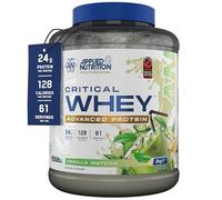 Applied Nutrition Critical Whey Protein Powder - 24 g de proteína por porción, polvo alto en proteínas, batido de proteínas con BCAA y glutamina - Crecimiento y recuperación muscular (2 kg - 61